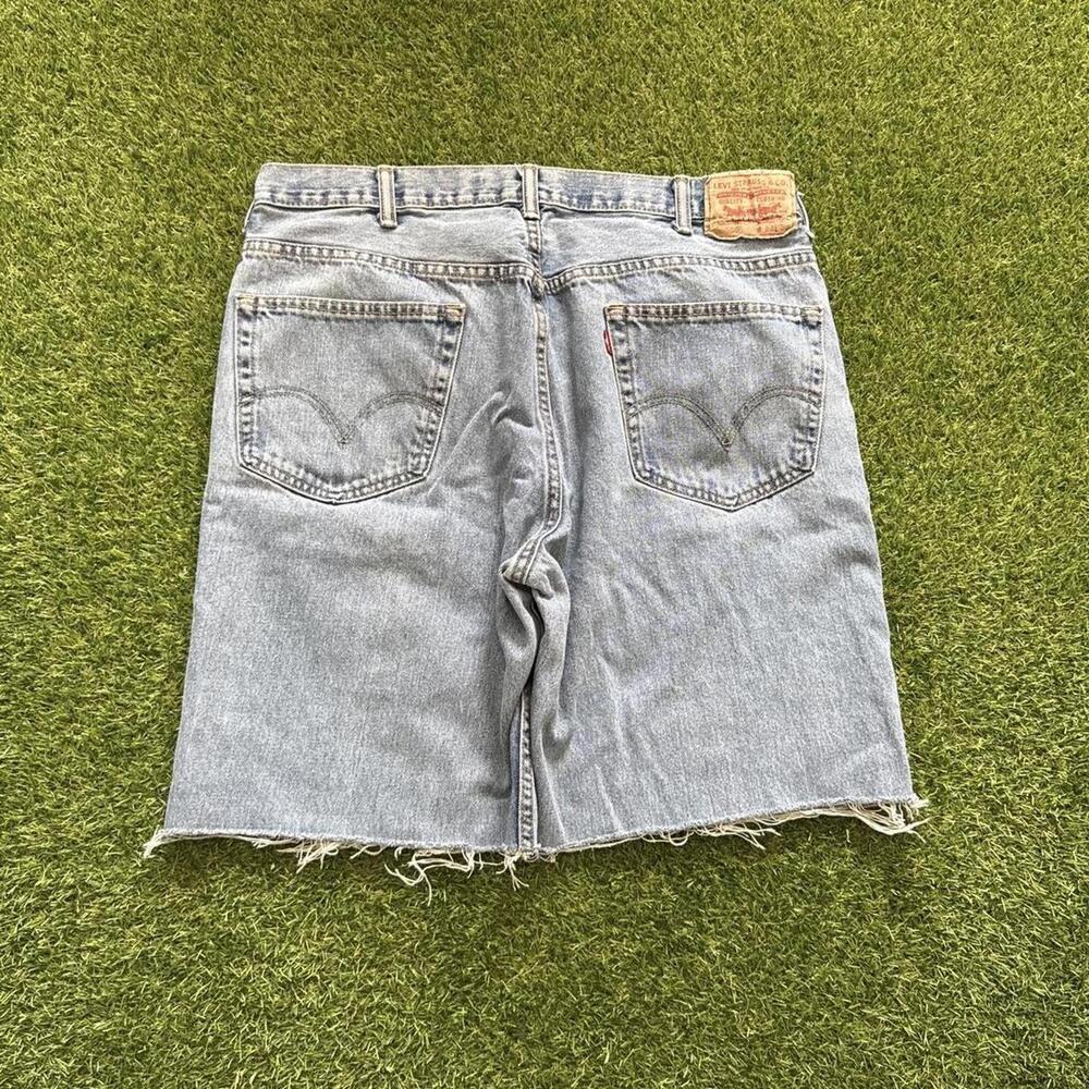 Vintage 90s Levi’s Light Wash Jean Shorts Waist 36